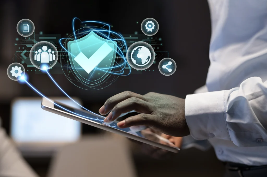 185.63.2253.200 IP address with digital security concept